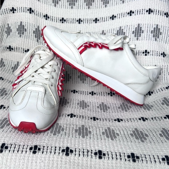 Tory Burch Shoes - Tory Burch (Tory Sport) Golf Ruffle Trainers, Size 10M (runs small)